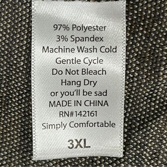 LuLaRoe Madison floral Patterned Skater style‎ plus size stretchy Skirt size 3XL - Picture 8 of 10